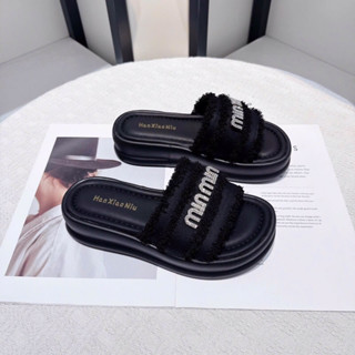 Dép tông lê nữ quai ngang đế dày thời trang trẻ trung năng động hàng Quảng Châu cao cấp Fullbox