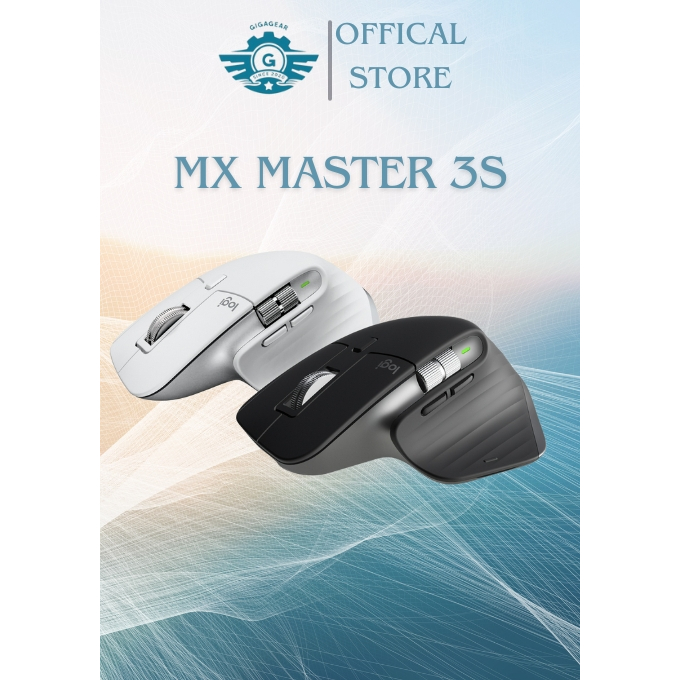 Chuột Không Dây Logitech MX Master 3s - Bluetooth Wireless, Đa Thiết Bị, Pin Trâu, Thiết Kế CTH