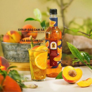 Siro Sirup Hương Đào Cam Sả HESTIA 750ml