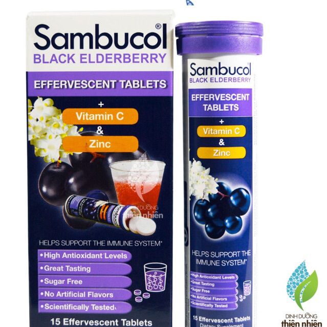 Nước Uống Từ Quả Cơm Cháy Đen Sambucol Black Elderberry