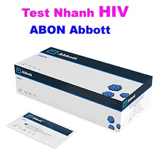 Test Nhanh HIV Tại Nhà Abbott 1/2 An Toàn-Chính Xác-Bảo Mật