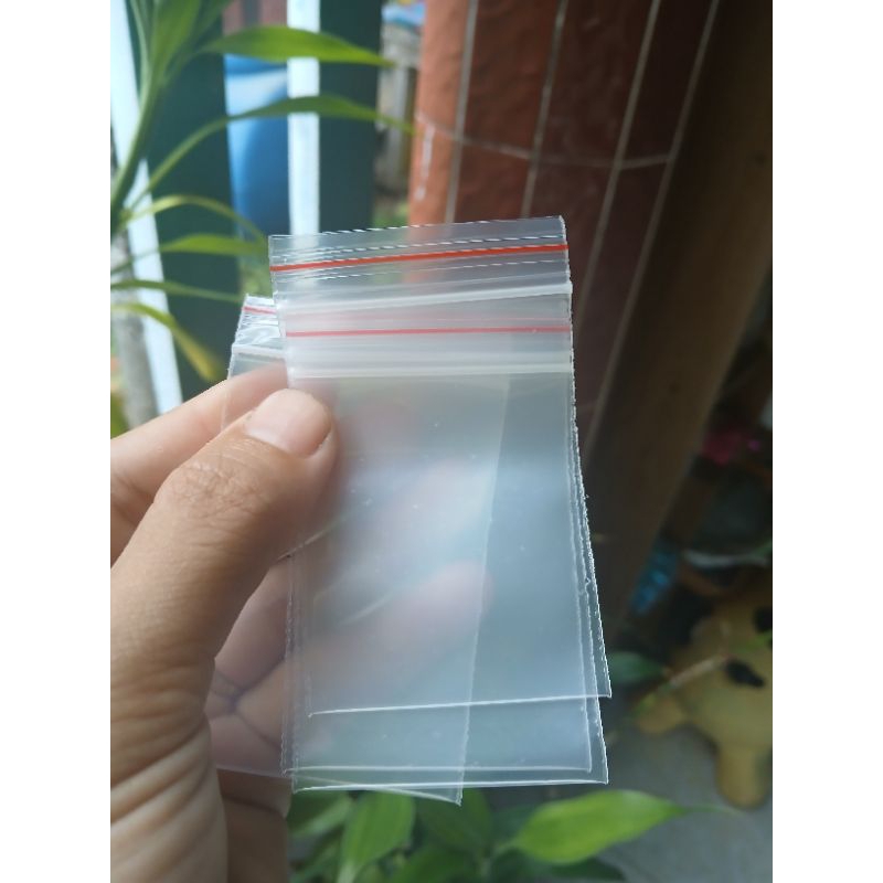 set 100 túi zip đựng đá  DIY size 5x7cm loại dày, túi zip đựng đá dư