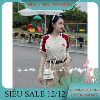Áo phông adi.das form vừa chữ thêu phối tay siêu đẹp phông siêu cấp kèm ảnh thật
