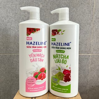 Sữa Tắm Hazeline Sáng Mịn Dưỡng Ẩm Yến Mạch & Dâu Tằm/ Matcha & Lựu Đỏ 1kg
