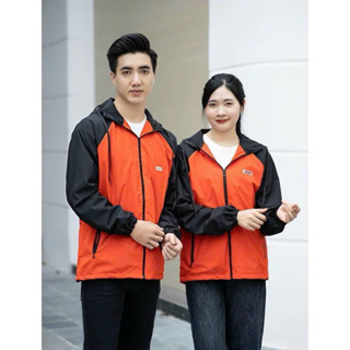 áo khoác gió 2 lớp nam nữ áo đồng phục  luvick 2 lớp hàng pha tay chống rét cản gió