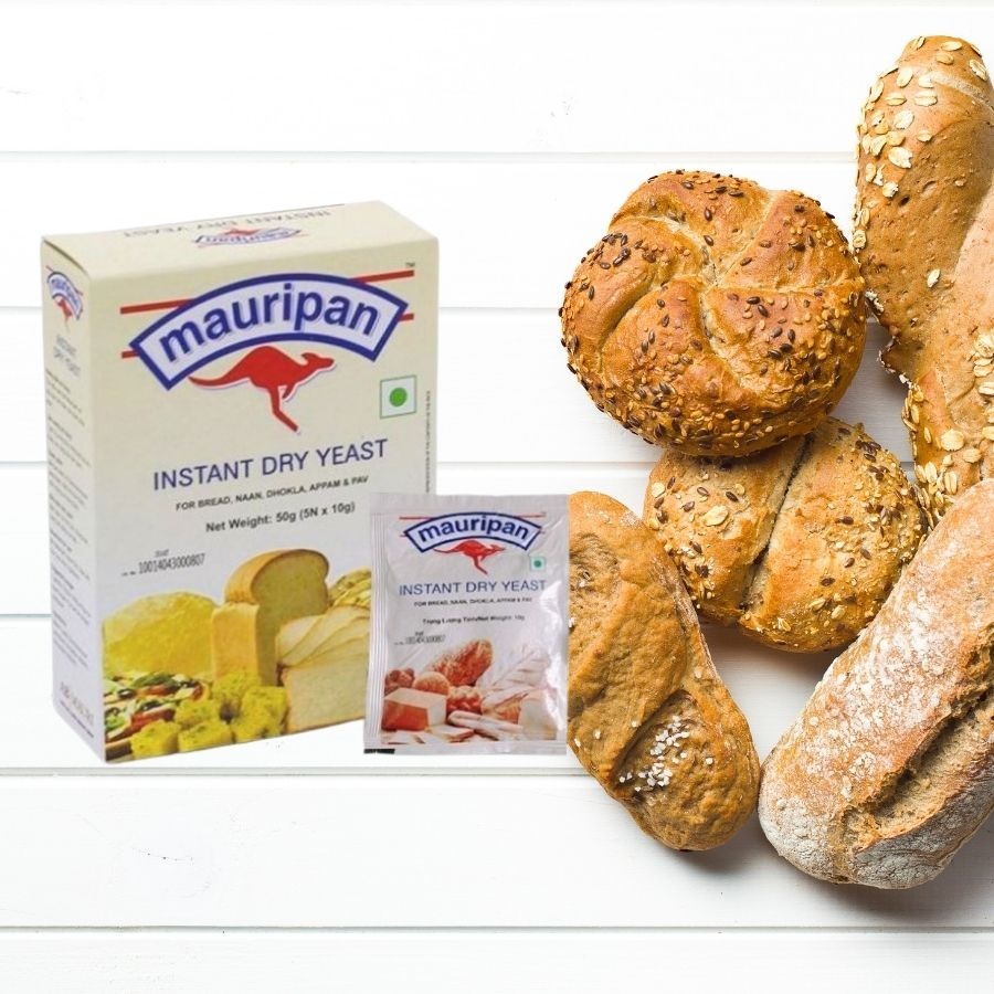 Men khô Mauri, men làm bánh mì hộp 5 gói 10g - hanadolambanh