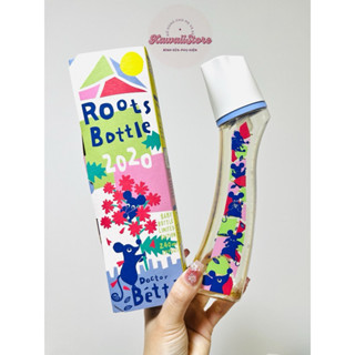  Bình sữa nội địa Nhật BÉTTA Roots 240ml  Hoạ tiết chuột cực dễ thương  - phiên bản giới hạn 