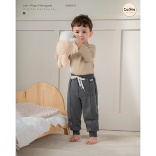Quần Nỉ Lông Túi Bán Nguyệt COOKIE Cho Bé Từ 6 Tháng Đến 5 Tuổi