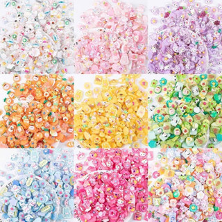 (Tặng keo) Combo 10/30/50/100charm slime trong suốt, phụ kiện trang trí kẹp tóc, làm đồ handmade,trang trí tiểu cảnh