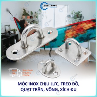 Móc Treo Xích Đu, Treo Ghế Đu, Treo Võng, Treo Nội Thất Lên Trần Nhà, Móc Inox Chịu Lực Hình Chữ U - 043