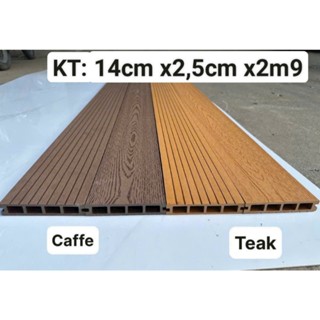 Thanh gỗ nhựa composite ngoài trời dài 2m9 (vận chuyển shopee cắt thành 2 thanh 1.45m)