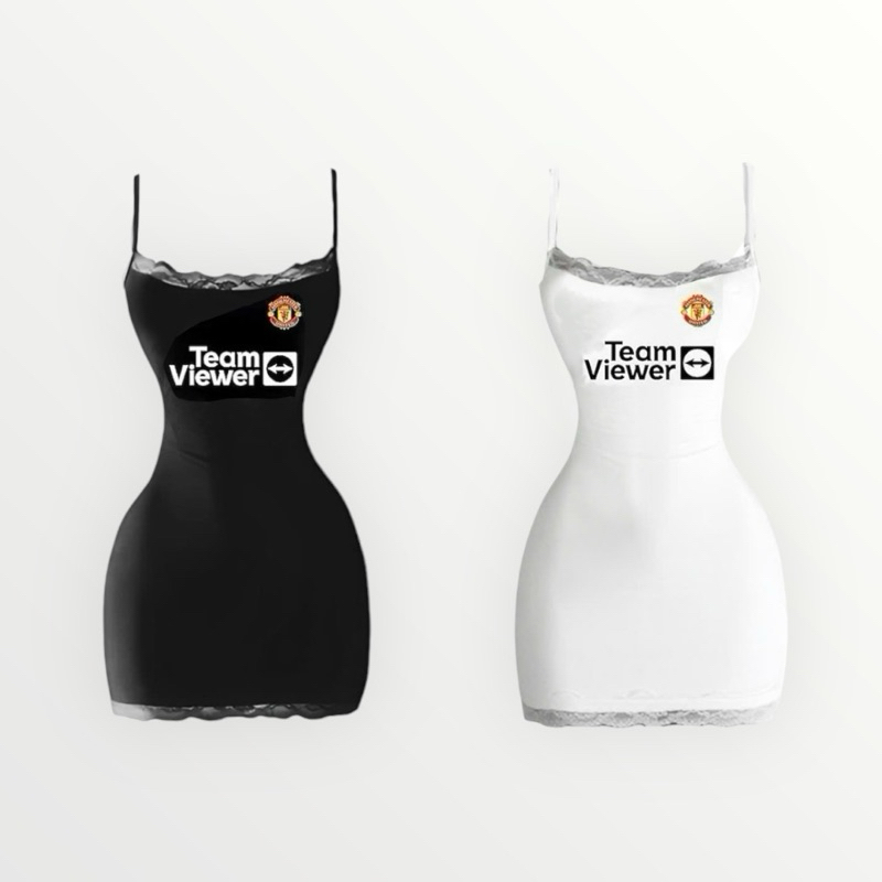 Đội MU✨Đầm body đá banh trơn dáng nữ  - Váy đá banh