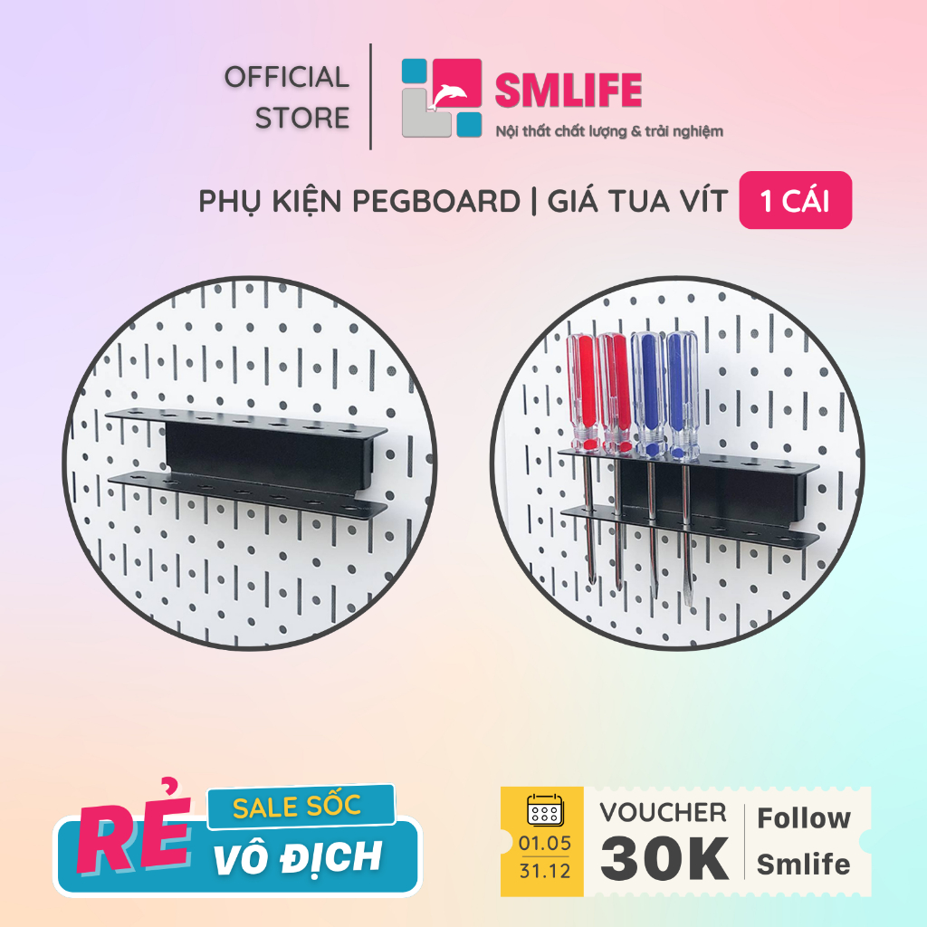Giá tua vít Pegboard SMLIFE