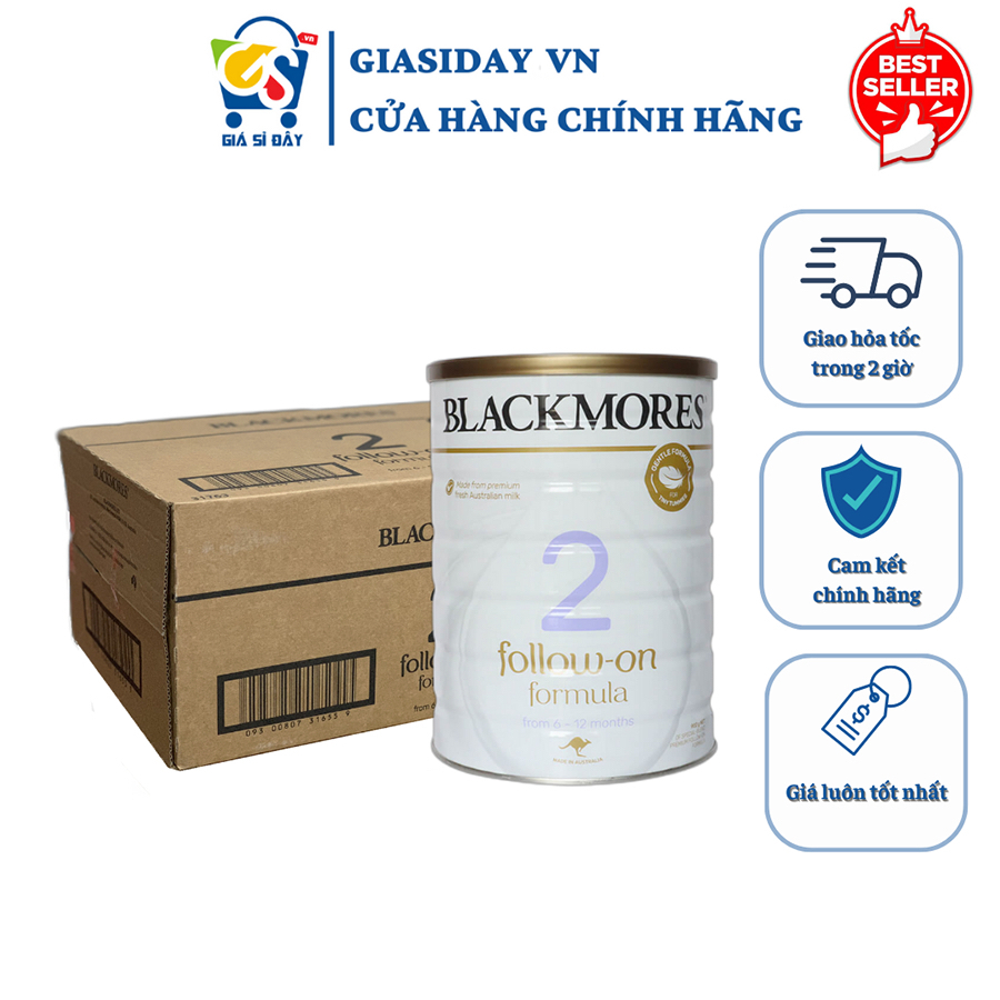 [Date 2027] [THÙNG] Sữa BLACKMORES Úc Số 2 - Sữa Bột Công Thức 900g