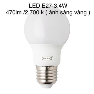 IKEA - Bóng đèn LED SOLHETTA ( các loại đui E14, E27)