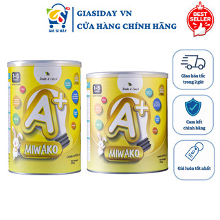 [Date 2026] Sữa Miwako A+ Hạt Thực Vật Hữu Cơ Vị Vani Sữa Bột Công Thức 700g