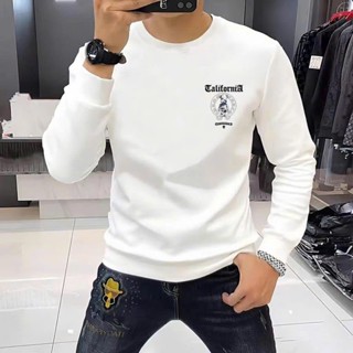 Áo thun tay dài nam nữ phôm rộng chất nỉ da cá tici mềm mại mặc quanh năm (se lạnh, thu, mặc kiểu)