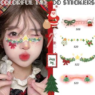  Hình xăm dán Noel sticker giáng sinh dễ thương ngộ nghĩnh hình xăm giáng sinh đáng yêu 