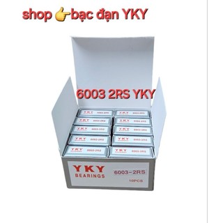 Hộp 10 cái  bạc đạn 6003 2RS YKY ( cốt 17x35x10mm)
