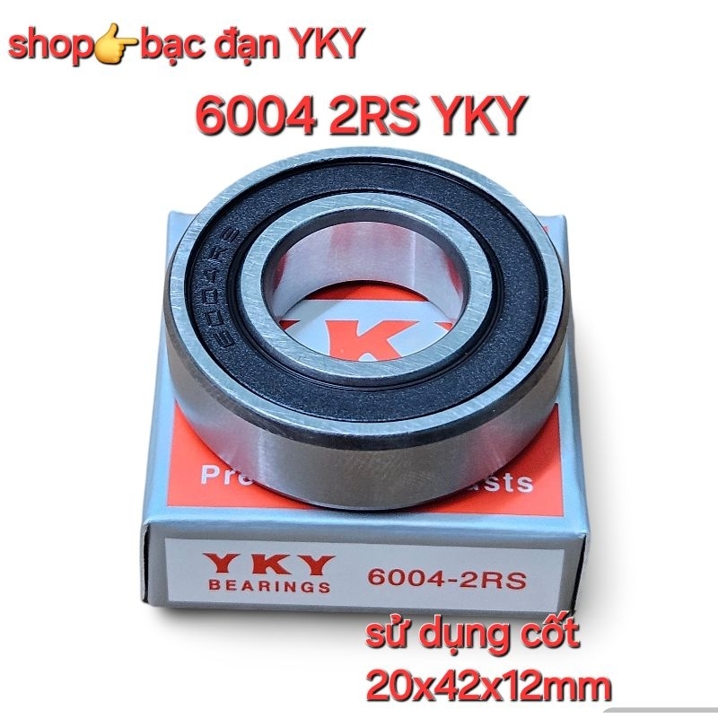 [Combo] 10 bạc đạn 6004 2RS YKY ( cốt 20x42x12mm)