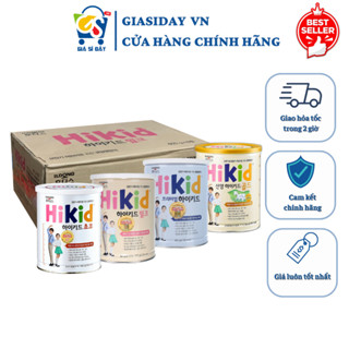 [CHÍNH HÃNG][THÙNG] Sữa Hikid Hàn Quốc Dê , Hikid Bò Vani, Socola, Premium - Sữa Bột Công Thức 600g, 650g