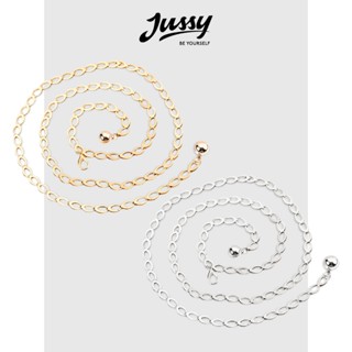 Thắt Lưng Dây Xích Hình Giọt Nước JTL35 Jussy Official Kiểu Đai Váy Nữ Hợp Kim Sang Trọng Phù Hợp Nhiều Kiểu Đầm Váy