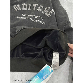 [Nỉ_Nhung] Áo Hoodie loang mốc thêu đáp form to, thiết kế đơn giản basic tỉ mĩ, giặc whas bụi bặm siu chất phối dây xịn