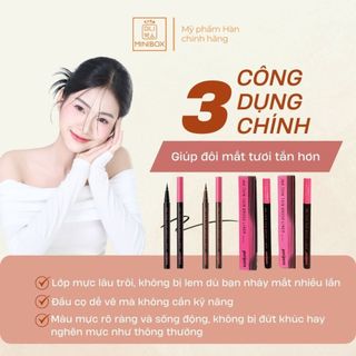 (BILL HÀN) Bút Kẻ Mắt PERIPERA Ink Thin Thin Brush Liner 0.5g