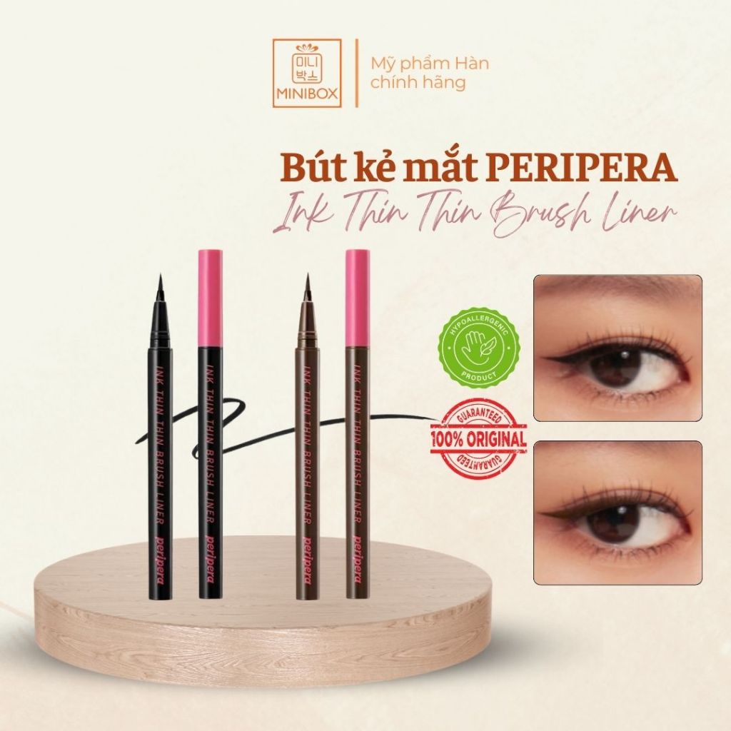 (BILL HÀN) Bút Kẻ Mắt PERIPERA Ink Thin Thin Brush Liner 0.5g