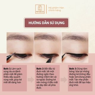 (BILL HÀN) Bút Kẻ Mắt PERIPERA Ink Thin Thin Brush Liner 0.5g