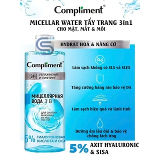 Tẩy trang Compliment Micellar Water 400ml