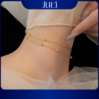  Lắc Chân Quả Chuông Nữ - Thiết Kế Đơn Giản Tinh Tế | Mạ Vàng 18K - Không Hoen Gỉ - Bảo Hành Trọn Đời | LC222 JULI 