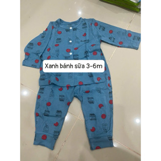 Bộ Quần Áo Sơ Sinh Nous/ Avaler Cài Thẳng Chất Petit Size NB