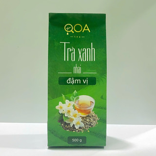  Trà xanh nhài đậm vị QOA 500gram - Trà xanh lài đậm vị 500g 