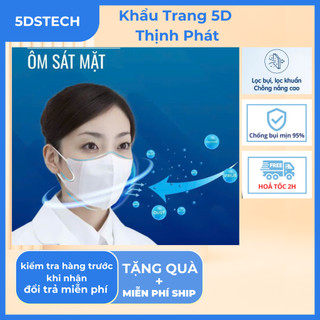 1000 chiếc 100 gói khẩu trang 5D THỊNH PHÁT giá bán buôn sỉ ( môi gói 10 chiếc )
