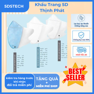 1000 chiếc 100 gói khẩu trang 5D THỊNH PHÁT giá bán buôn sỉ ( môi gói 10 chiếc )
