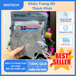 1000 chiếc 100 gói khẩu trang 5D THỊNH PHÁT giá bán buôn sỉ ( môi gói 10 chiếc )
