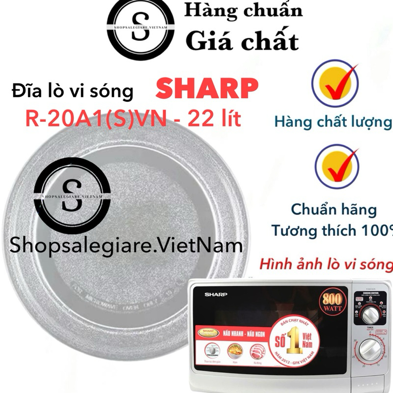 Đĩa quay lò vi sóng Sharp R-20A1(S)VN