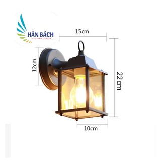đèn gắn cột ngoài trời - đèn sân vườn