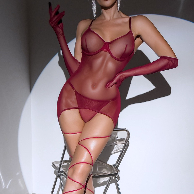 Đần Body sexy Latina gồm quần lọt khe và phụ kiện bao tay + tất dài gợi cảm Yes Daddy add | BigBuy360 - bigbuy360.vn