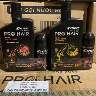  Chính Hãng Cty   Dầu Gội Xmen For Boss Pro Hair Sạch Gàu  Ngăn Gãy Rụng Tóc 350G Từ Nhân Sâm Nấm Linh Chi Thảo Dược Quý 