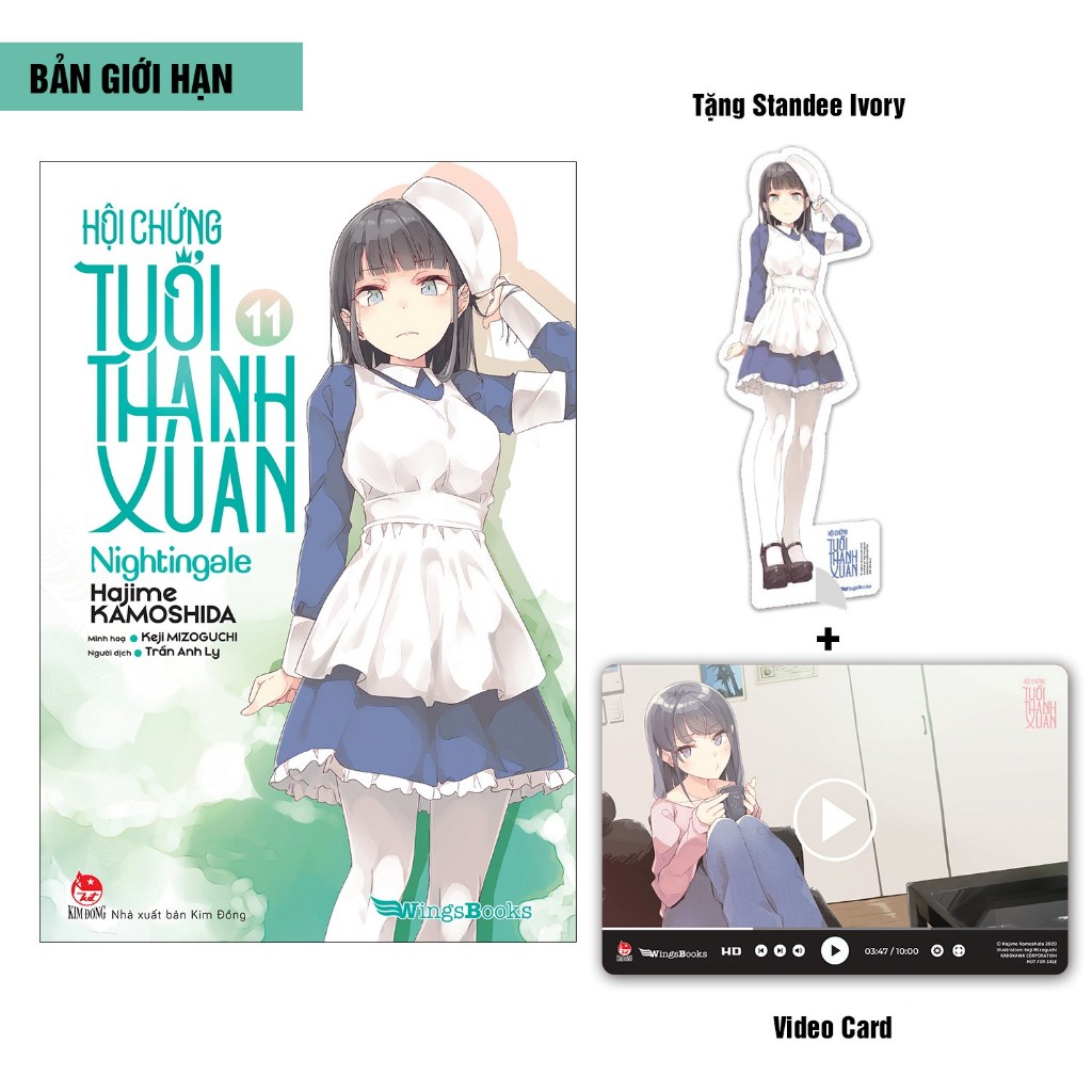Sách Hội chứng tuổi thanh xuân - Lẻ tập 1 2 3 4 5 6 7 8 9 10 11 - Light Novel - NXB Kim Đồng