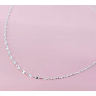 Dây chuyền bạc ta kiểu mắt xích dài tầm 45cm