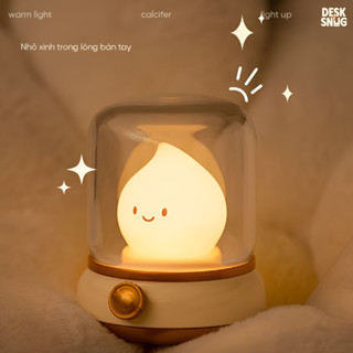 Đèn decor sạc USB hình ngọn lửa Calcifer Lamp, đèn ngủ đèn để bàn decor quà lưu niệm