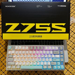 (NEW- SALE) Mchose Z75S  -Bàn phím cơ Gaming không dây 3 Mode/Mạch Xuôi/RGB/Top Nhôm CNC/Độ trễ thấp