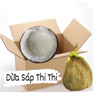 Combo 2 Dừa Sáp Loại 2 Size Lớn (Trái 1.1Kg-1.2Kg)