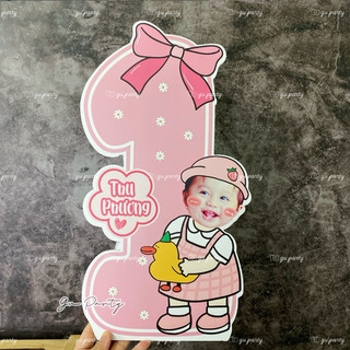 Số Tuổi Kèm Chibi Sinh Nhật Cho Bé