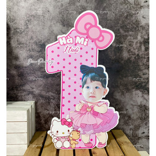 Số Tuổi Kèm Chibi Sinh Nhật Cho Bé