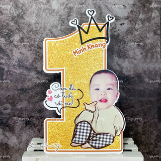 Số Tuổi Kèm Chibi Sinh Nhật Cho Bé
