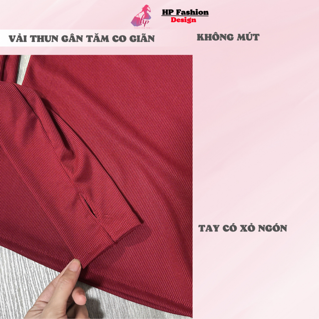 [Sọc ở cuối] Áo thun lệch trễ hở vai body dài tay, áo kiểu nữ màu đen trắng đỏ co giãn mùa hè noel tết tôn dáng  HP5 | BigBuy360 - bigbuy360.vn
